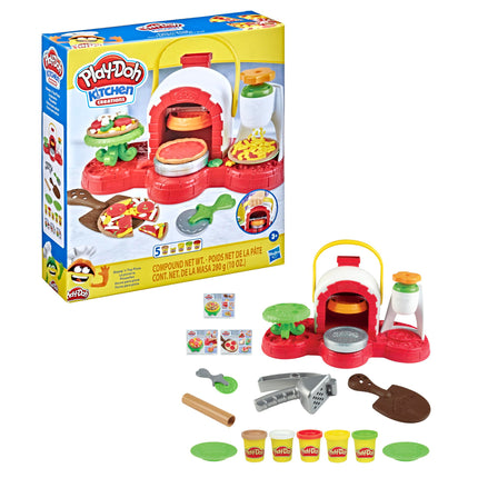Play-Doh E4576 STAMP N TOP PIZZA Dough Art, Multicolor