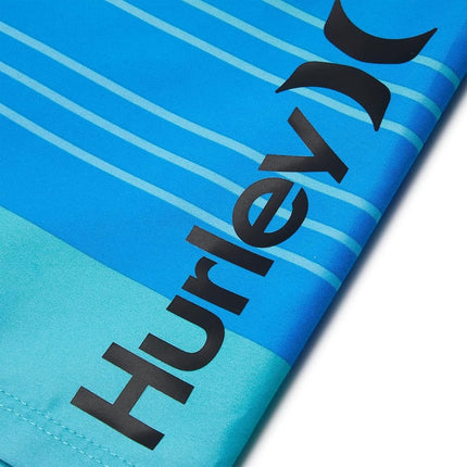 Short de bain Hurley pour garçon, à enfiler, bleu Neptune/rayé, 5