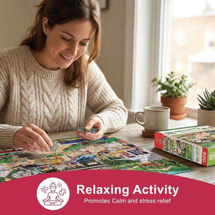 Baby Fanatics 82226 : Salutations de - Le puzzle Les parcs nationaux 550 pièces