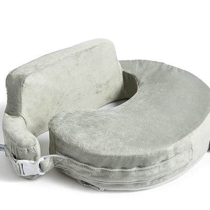My Brest Friend Super Deluxe Breastfeeding Pillow, Platinum 1 Count (Pack of 1)