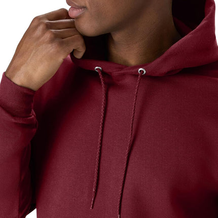 Hanes EcoSmart Hoodie, Midweight Fleece, Pullover Hooded Sweatshirt for Men, Mulled Berry, S