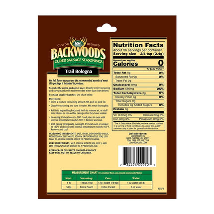 LEM Products 9273 Backwoods Trail Bologna Seasoning with Cure Packet