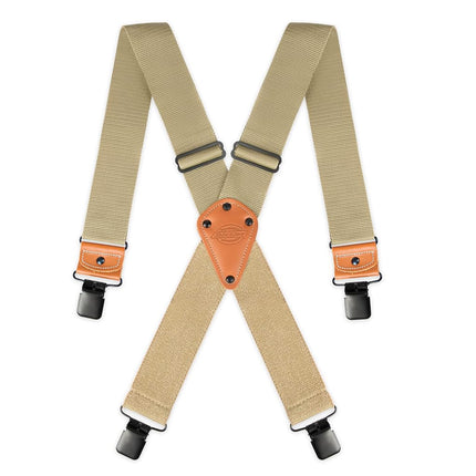 Dickies Men's Industrial Strength Suspenders, Khaki, One Size