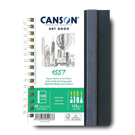 CANSON 1557 Art Book 120gsm A5 Portrait Notebook 5