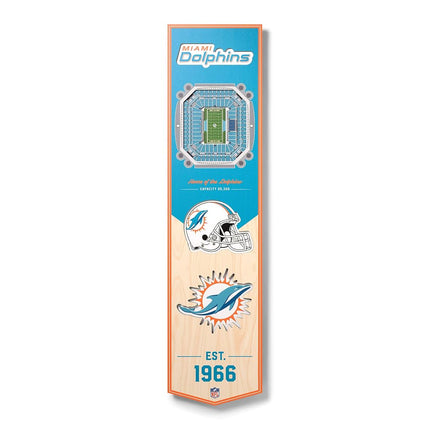 YouTheFan NFL Miami Dolphins Hard Rock Stadium 3D 