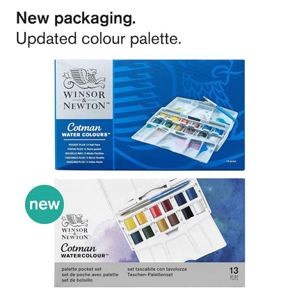 Winsor & Newton Watercolour Half Pan Compact Set