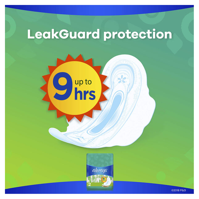Always Ultra Thin Size 2 Long Pads With Wings, Super Absorbency, Unscented, 32 count (Pack of 3),Packaging May Vary
