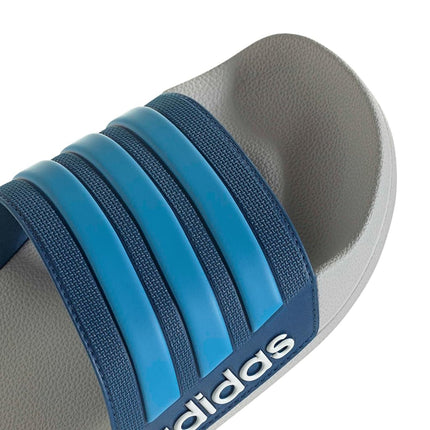adidas Unisex Adilette Shower Slides Dusky Petrol/Lucid Aquamarine/Grey Two 18 UK 54 EU