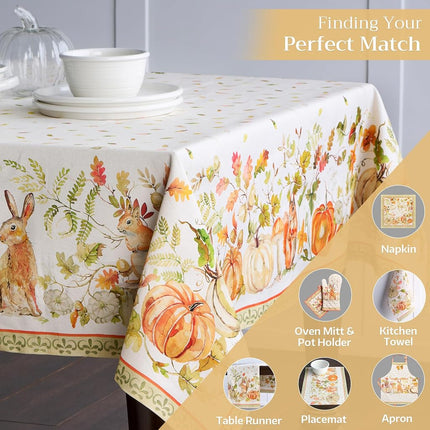 Maison d' Hermine Table Cloth Rectangle Table Reusable 100% Cotton 60"x120"