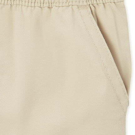 The Children's Place Single Girls Twill Pull on Shorts, Straw Hat Single, 6X-Large-7X-Large