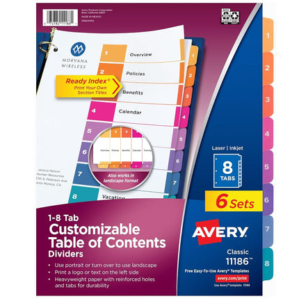 Avery 11186 Divider