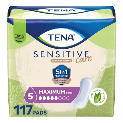 Tena Incontinence Pads for Women, Heavy, Long, 39 