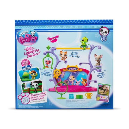 Littlest Pet Shop Pets Got Talent Playset | LPS Playset With 2 Exclusive Pet Mini Figures 5 Accessories 1 Collector Card And 1 Virtual Code | Animal Collectable Kids Toys For Girls And Boys