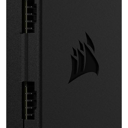 Corsair Internal 4-Port USB 2.0 Hub - 4x 9-Pin USB 2.0 Ports - Easy Magnetic Installation - Compatible with most Intel® and AMD® Motherboards - Black
