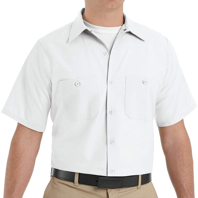 Red Kap Men's Industrial Work Shirt, Regular Fit, 