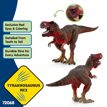 Schleich Dinosaurs 72068 Collectible Red T Rex Exclusive for Ages 4+
