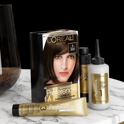L'Oréal Paris Superior Preference Permanent Hair Color, UL61 Ultra Light Ash Brown