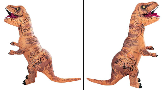 Rubie's Costume Co Jurassic World T-Rex Inflatable Child Costume for 5 to 7 Years old 610821 Brown
