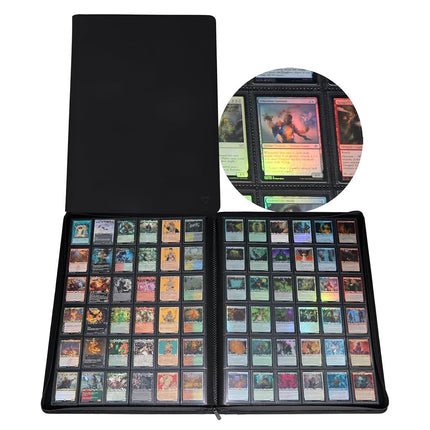 Grin Owl 36‑Pocket Ringless Trading Card Binder – 
