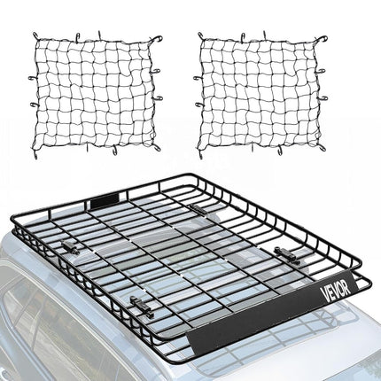 VEVOR Roof Rack Basket, 1630 x 1270 x 105 mm, Univ