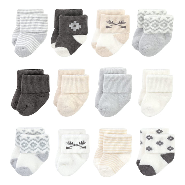 Hudson Baby Unisex Baby Cotton Rich Newborn and Te