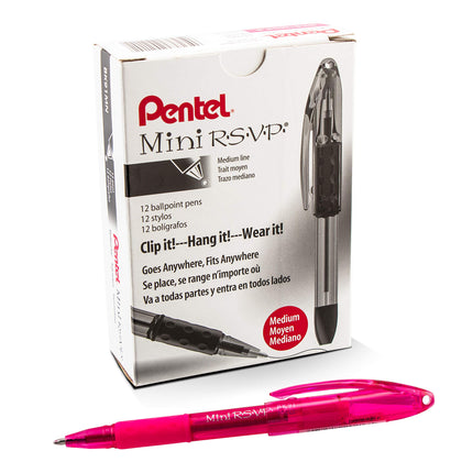 Pentel BK91MNP-P Ballpoint Pen Red Pink 1 Piece