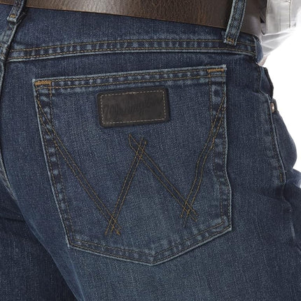 Wrangler Men's 20X 01 Competition Relaxed Fit Jean, River Wash, 40W x 32L