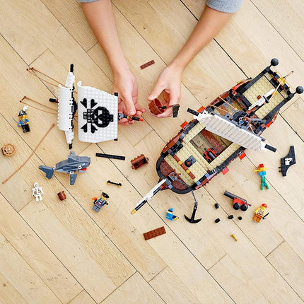 LEGO Creator 3in1 Pirate Ship 31109 Building Playset for Kids who Love Pirates and Model Ships, Makes a Great Gift for Children who Like Creative Play and Adventures, New 2020 (1,260 Pieces)