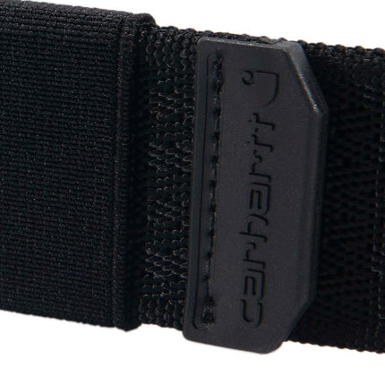 Carhartt Men's Durable Nylon Webbing Belts, W/a Slim Profile Design, Rugged Flex (Black), Large