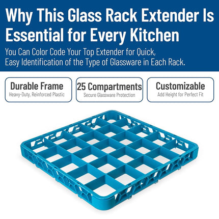 Carlisle FoodService Products Opticlean, Plastic, 19.875 x 19.875 x 1.75 Inches, Carlisle Blue
