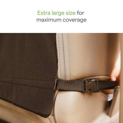 Munchkin BRICA Deluxe Kick Mats, 2 Count - Protective Car Back Seat Covers for Children