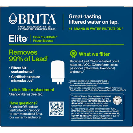 Brita 42618 Brita On Tap Replacement Filter (Chrome) (Packaging May Vary)