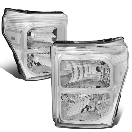 DNA MOTORING HL-OH-FSU13-CH-CL1 Chrome Housing Hea