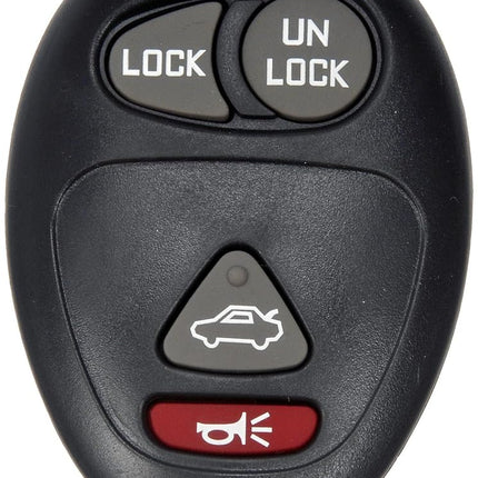Dorman 13741 Keyless Entry Transmitter for Select Buick/Pontiac Models, Black