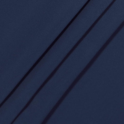 Eclipse Andover Solid Tripleweave Thermal Blackout Grommet Curtains for Bedroom (2 Panels), 42 in x 63 in, Navy