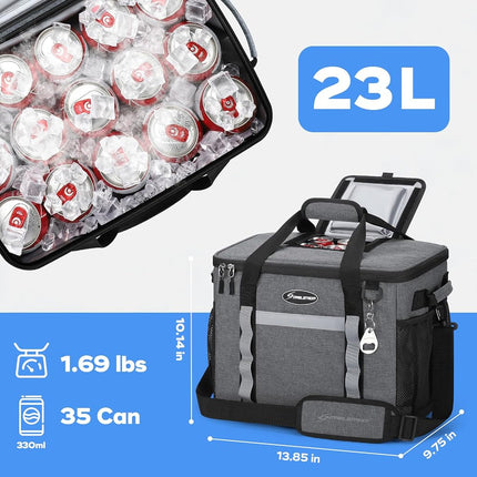 Maelstrom Soft Cooler Bag, 35 Can Beach Cooler with Flip-top Access