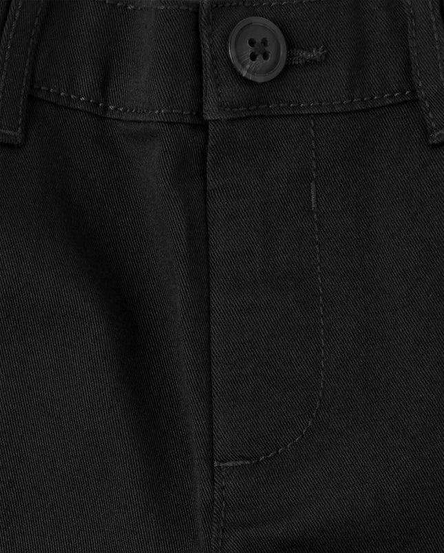 Pantalon Chino Extensible Bébé Garçon et Tout-Petit The Children's Place, Noir Unique, 2T