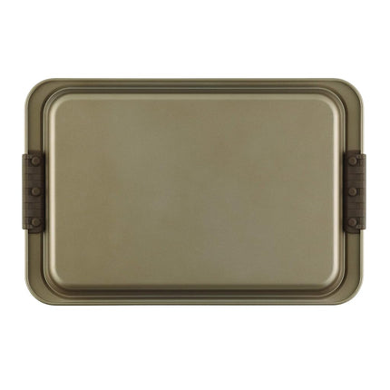 Anolon Advanced Bronze Nonstick Bakeware 10-Inch x 15-Inch Cookie Pan with Silicone Grips