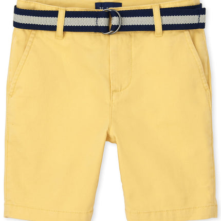 The Children's Place Boys Belted Chino Shorts, Ban