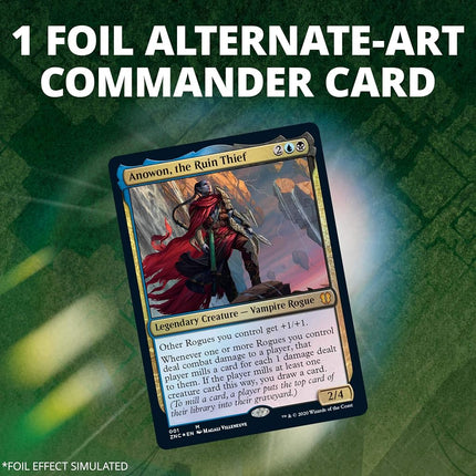 Magic: The Gathering Zendikar Rising Commander Deck – Sneak Attack (Blue-Black)