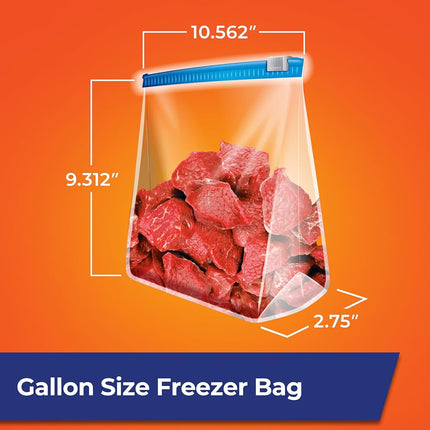 Bolsas para Congelar Hefty Slider - Tamaño Galón, 96 Unidades