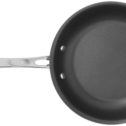 Cuisinart French Classic Tri-Ply Stainless 8" Nonstick Skillet, Comfortable Handles, Dishwasher Safe, Induction Ready (FCT22-20NSC)