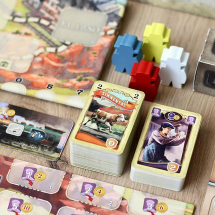 Asmodee | Great Western Trail El Paso | 1-4 Players | 60-90 Mins | Ages 12+ | Board Game | Perfect Game for Game Nights When There is not Enough time for the core GWT Games by Lookout Games