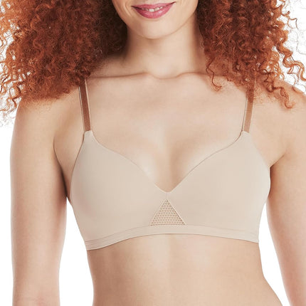 Hanes Women's Padded Bra, Nude, M