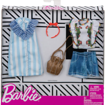 Barbie Floral Pinstripes Fashion Pack