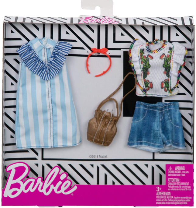 Barbie Floral Pinstripes Fashion Pack