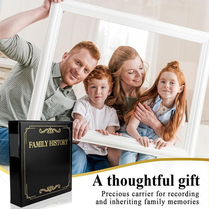 Family History Binder 3 Ring 60 Families Group Sheets 8th Generation 16 Sheets Genealogy Binder Dividers Family Tree Chart Genealogy Organizer Supplies with Pen Loop PVC Pocket for Families History