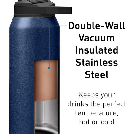 CamelBak Chute Mag 1.2L Vacuum Insulated Stainless Steel Water Bottle, Navy