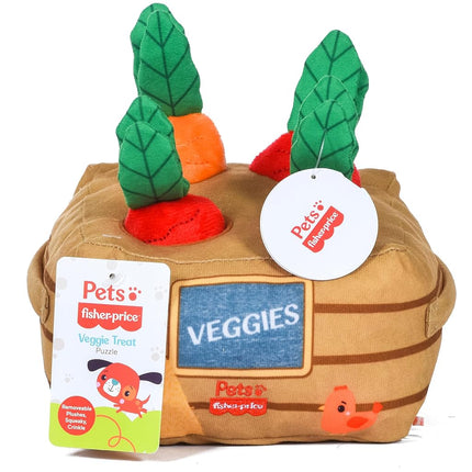Fisher-Price for Pets Veggie Treat Puzzle Dog Toy,