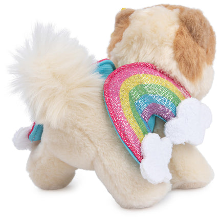 GUND Boo, El Perro Más Lindo del Mundo, Peluche de Pomerania Arcoíris, Animal de Peluche para Mayores de 1 Año, Decoración de Primavera, 12.7 cm